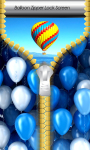 Balloon Zipper Lock Screen screenshot 1/6