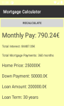 Mortgage Calculator Monthly Payment screenshot 2/4