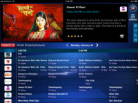 Whats On India Tv Guide App Ipad screenshot 1/5