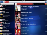 Whats On India Tv Guide App Ipad screenshot 2/5