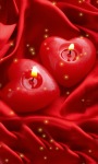 Red Heart Candle Live Wallpaper screenshot 1/3