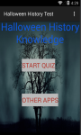 Halloween History test screenshot 1/6