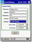 PocketMileage II screenshot 1/1
