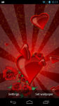 Hearts and Roses Live Wallpaper screenshot 1/3