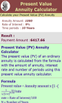 Present Value Annuity Calculator screenshot 3/3