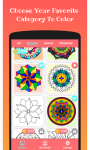 Best Mandala Coloring Book Game screenshot 1/5