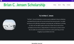 Brian C Jensen Scholarship screenshot 4/4