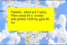 Biggest lakes of Lithuania screenshot 2/2