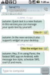  A fastest SMS app  Pansi SMS screenshot 3/6