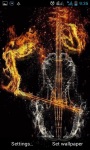 Fire Violin Live Wallpaper screenshot 2/3
