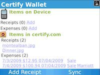 Certify Wallet screenshot 1/1