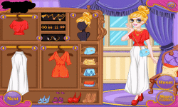 Dress up Cinderella and Ashlynn screenshot 2/4