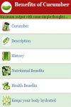 Benefits of Cucumber  screenshot 3/4