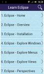 Learn Eclipse screenshot 1/3