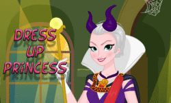 Dress up Princess vs Villains on halloween screenshot 1/4