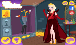 Dress up Princess vs Villains on halloween screenshot 2/4