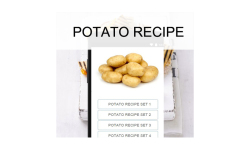 Potato recipes food screenshot 1/3