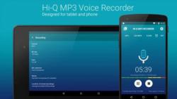 Hi Q MP3 Voice Recorder Pro active screenshot 2/6