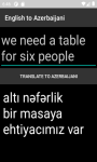 Language Translator English to Azerbaijani   screenshot 4/4