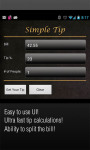 Simple Tip Tip Calculator screenshot 1/2