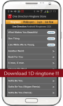 One Direction Ringtone Store screenshot 1/4