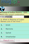 Meaning of Indian Names Quiz screenshot 2/3