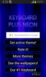 Keyboard Plus Neon screenshot 3/6