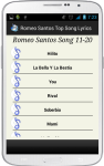 Romeo Santos Song Lyrics screenshot 4/4
