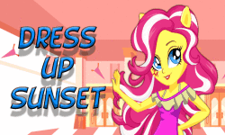 Dress up Sunset pony screenshot 1/4