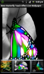 Neon Butterfly Touch Live Wallpaper screenshot 1/4