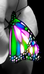 Neon Butterfly Touch Live Wallpaper screenshot 2/4