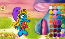 Smurfs play coloring screenshot 5/5