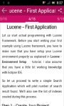 Learn Lucene screenshot 2/3
