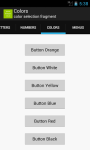 Android Fragments Action Bar and Tabs demo screenshot 2/2