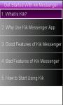 kik messanger Guide screenshot 1/3