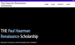 Paul Haarman Renaissance Scholarship screenshot 4/4