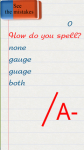 Wellwrite - English words quiz screenshot 1/3