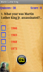 Martin Luther King Quiz screenshot 2/4