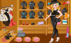 Dress up princess in fashion boutique screenshot 3/4