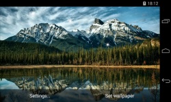 Landscapes Mountains Live Wallpaper screenshot 1/4