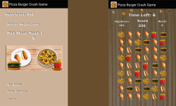 Pizza Burger Crush Game Free screenshot 1/3
