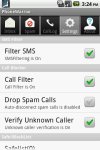 Phone Warrior:  Block SMS Text and Calls screenshot 1/6