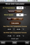 Wind Chill Factor Calculator screenshot 1/1