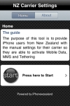 NZ Carrier Settings by iPnz screenshot 1/1