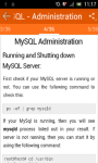 Learn MySQL screenshot 2/3