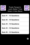 Justin Bieber Trivia - FREE screenshot 1/1