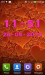 Pink Digital Clock screenshot 2/6