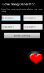 Old Fashioned Love Song Generator screenshot 1/2