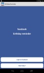 Facebook Birthday Reminder screenshot 1/4