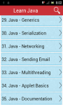 Learn Java v2 screenshot 2/3